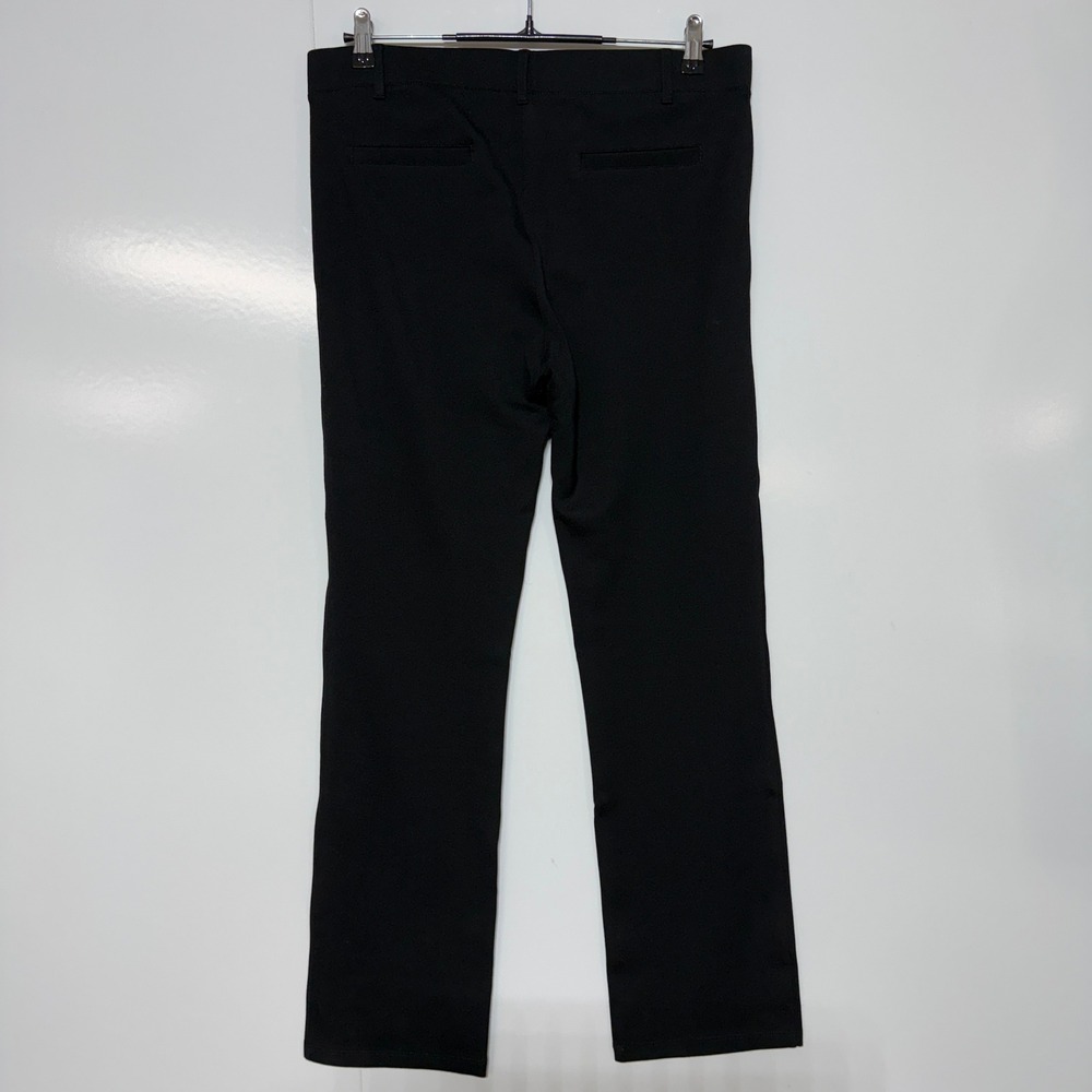 Betabrand‎ Dress Pants Womens Large Petite 33x31 Black Pull On Stretch Flex 5% - Picture 2 of 6